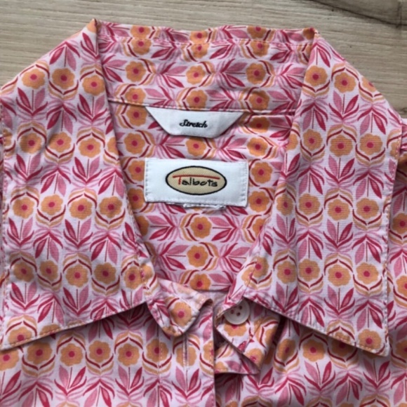 Stretchy Talbots Button Up Blouse - Picture 4 of 7